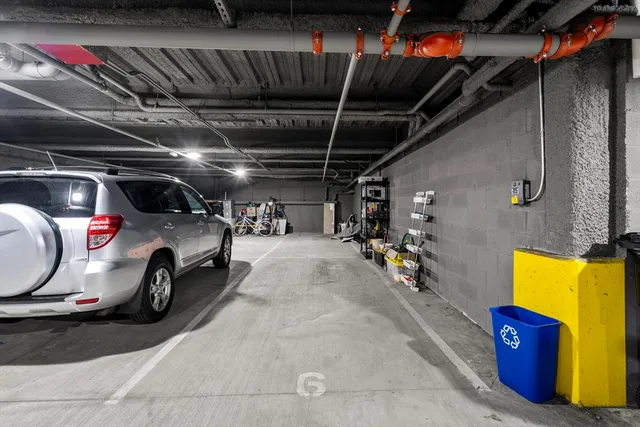 a view of car garage