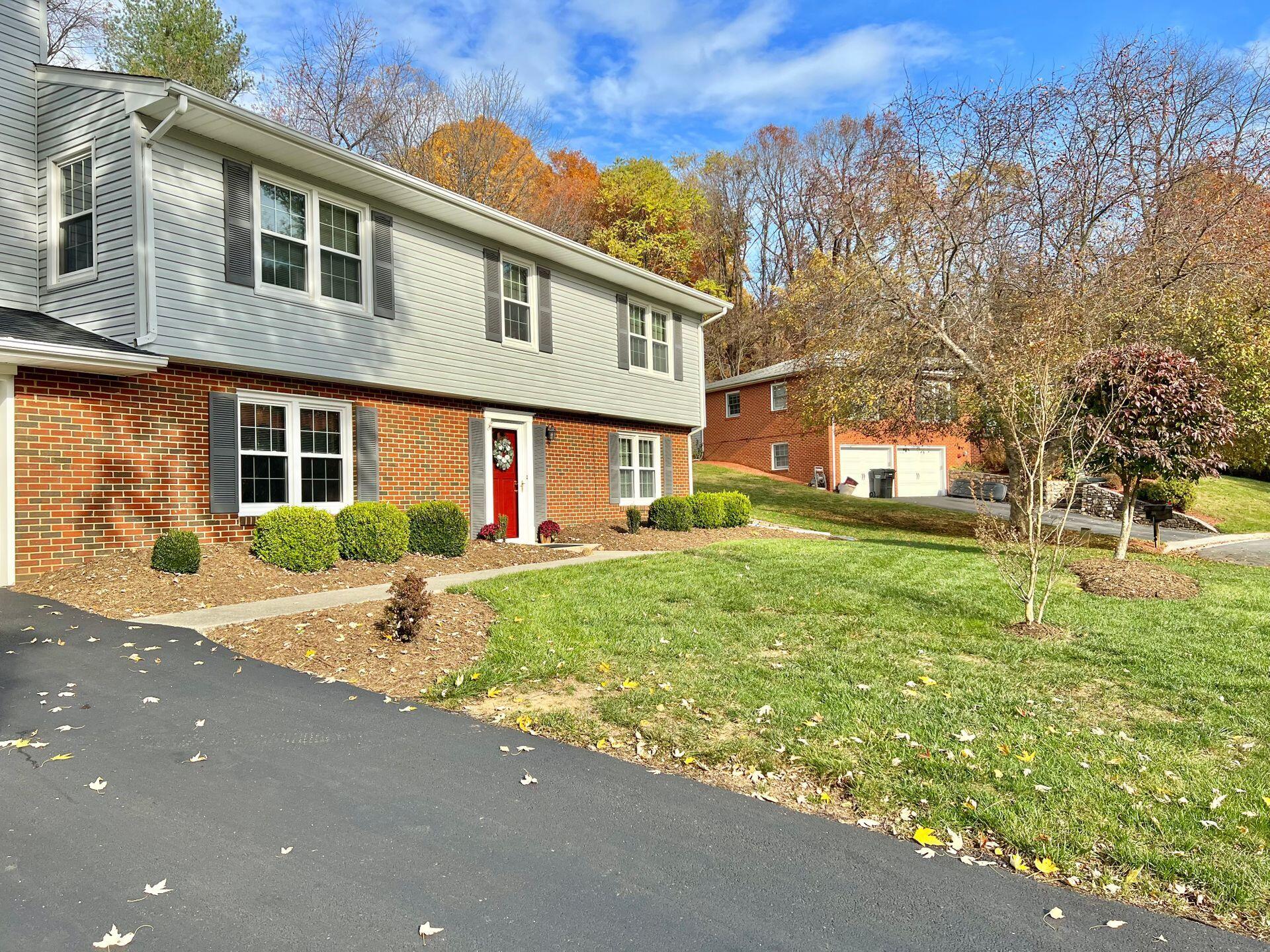 Paved driveway