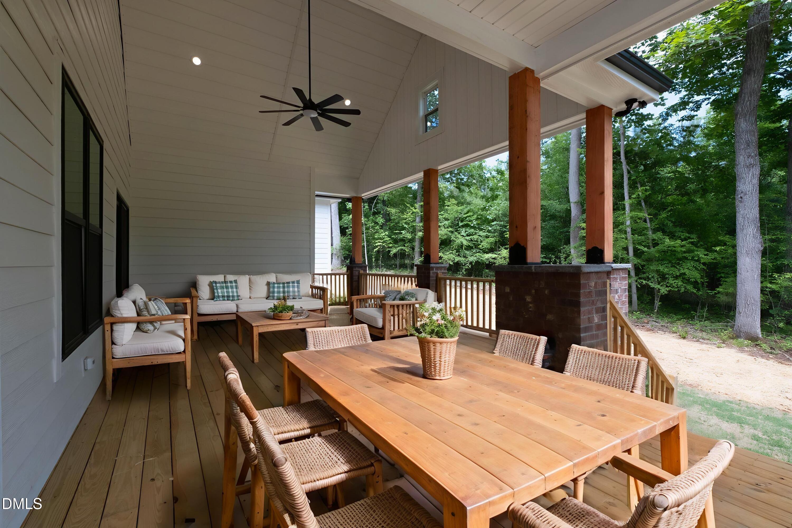690 Oaks Lane Road Timberlake, NC 27583 - Photo 28 of 31 a outdoor space with furniture