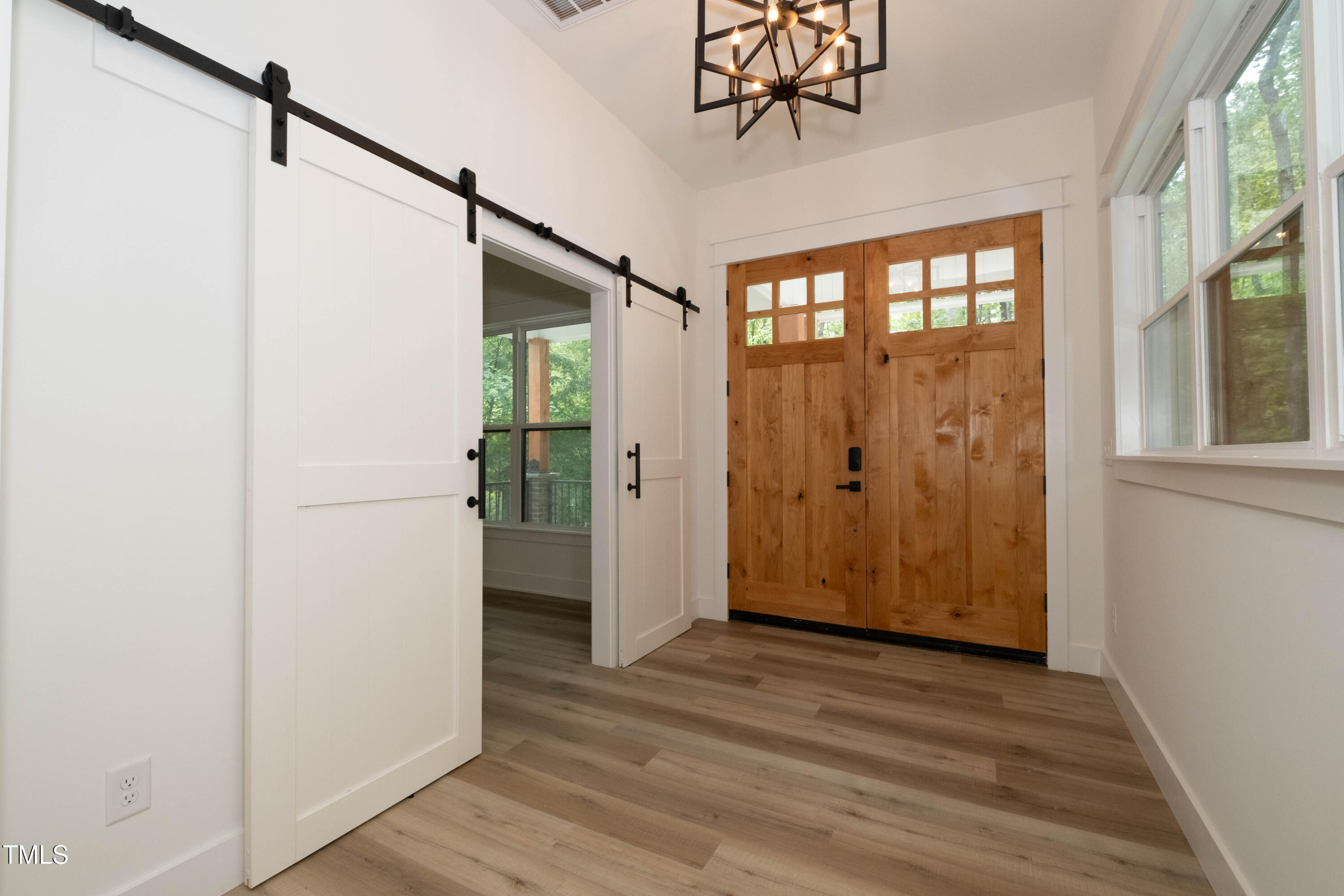690 Oaks Lane Road Timberlake, NC 27583 - Photo 4 of 31 a view of entryway with wooden floor