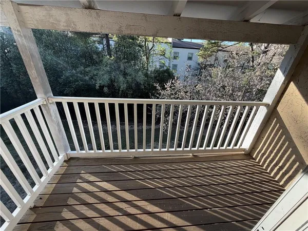 a view of outdoor space with deck