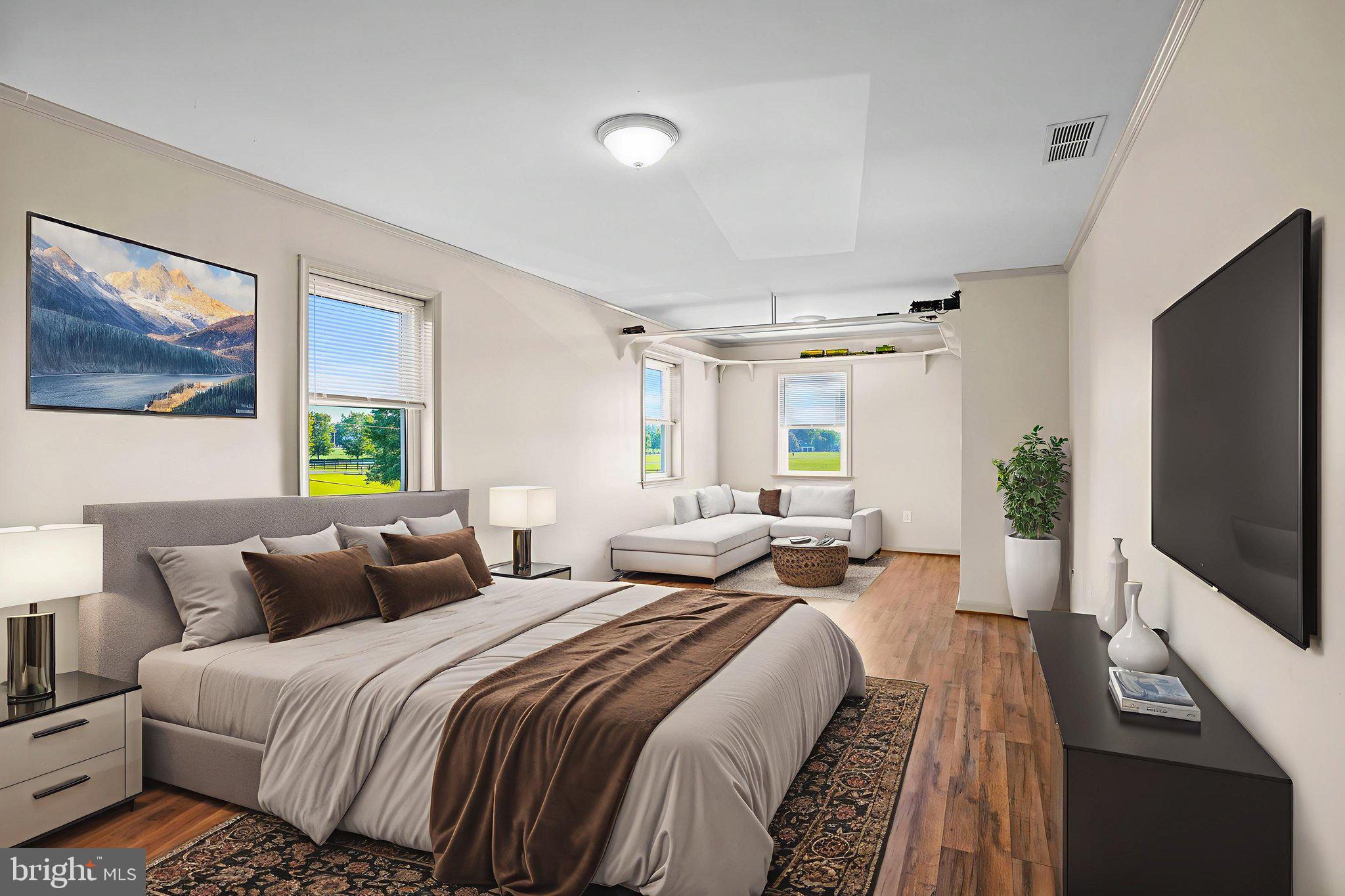 23135 Grampton Road Clements, MD 20624 - Photo 27 of 50 a bedroom with bed tv and window