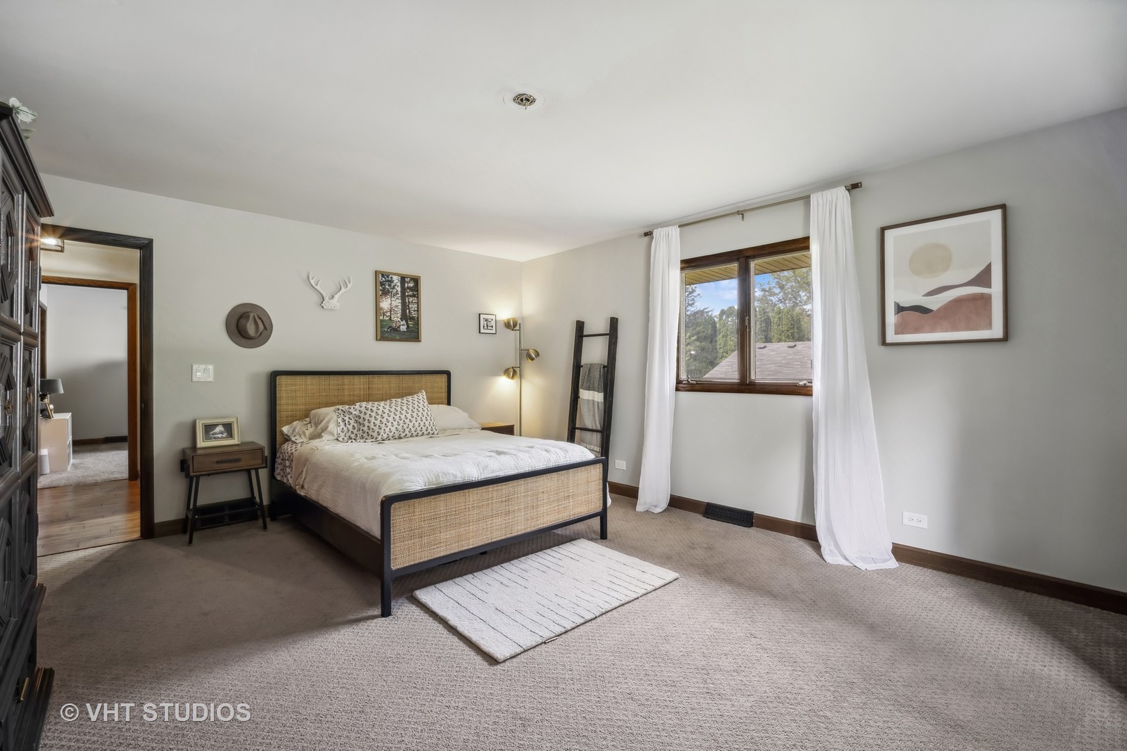 4N600 Klein Road West Chicago, IL 60185 - Photo 11 of 23 a bedroom with a bed lamp closet and window