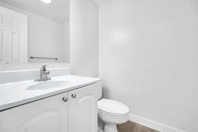 a bathroom with a sink and a toilet