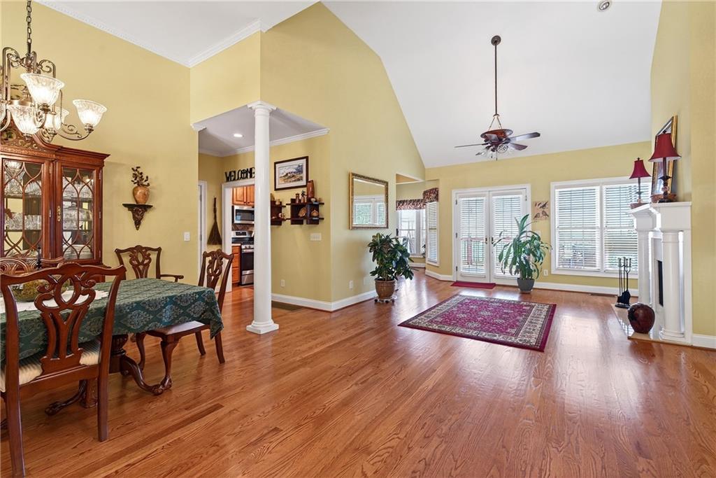865 Laurel Ridge Road Cleveland, GA 30528 - Photo 13 of 81 a view of a living room and dining room