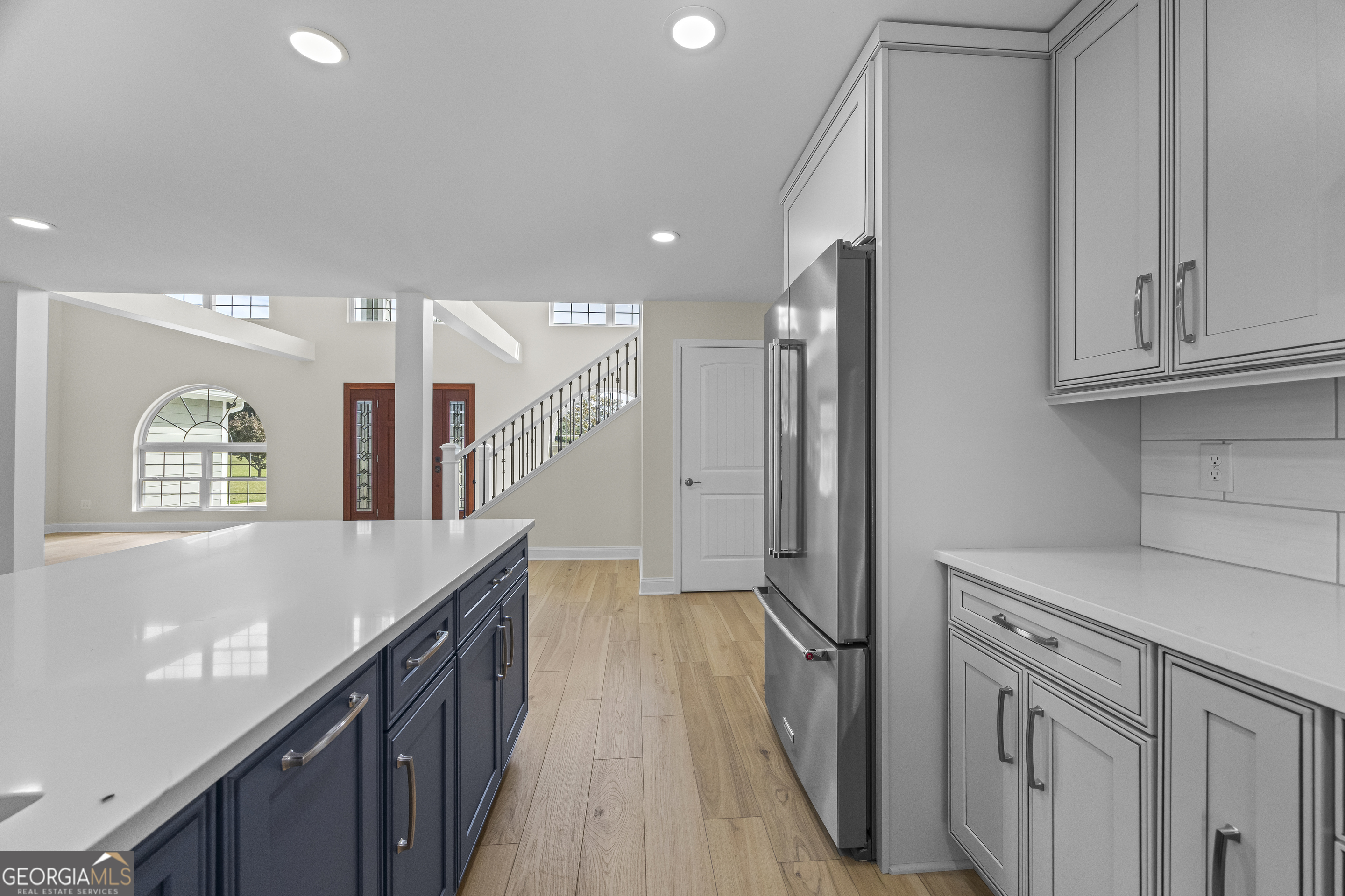 22 Anderson Thomas Road Martin, GA 30557 - Photo 26 of 110 a kitchen with stainless steel appliances granite countertop a refrigerator and a sink