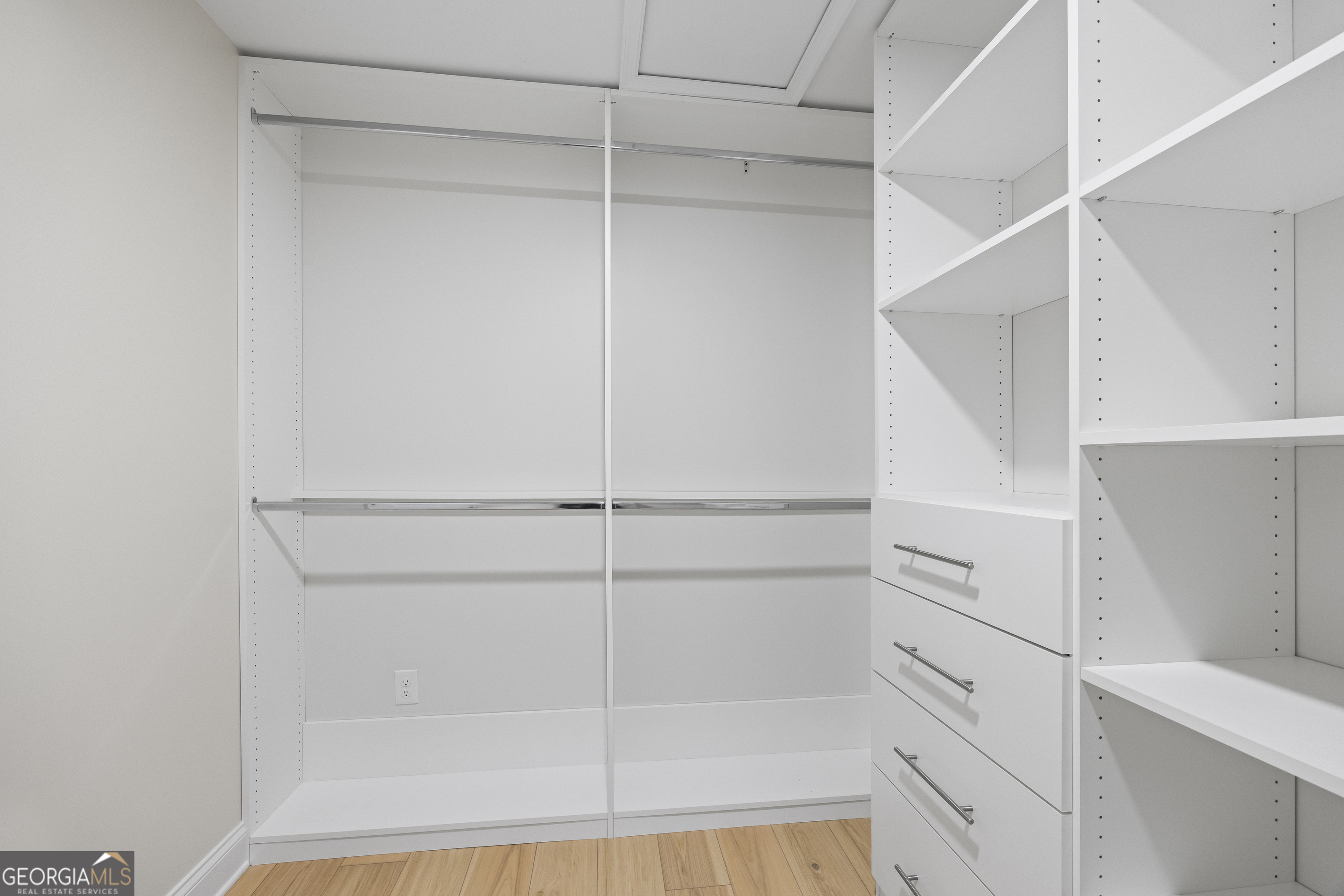 22 Anderson Thomas Road Martin, GA 30557 - Photo 52 of 110 a view of walk in closet with empty racks