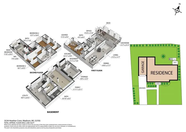 $665,000 | 3534 Heather Crest, Madison, WI 53705