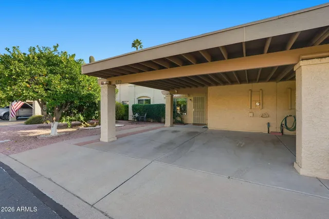 a view of a car garage