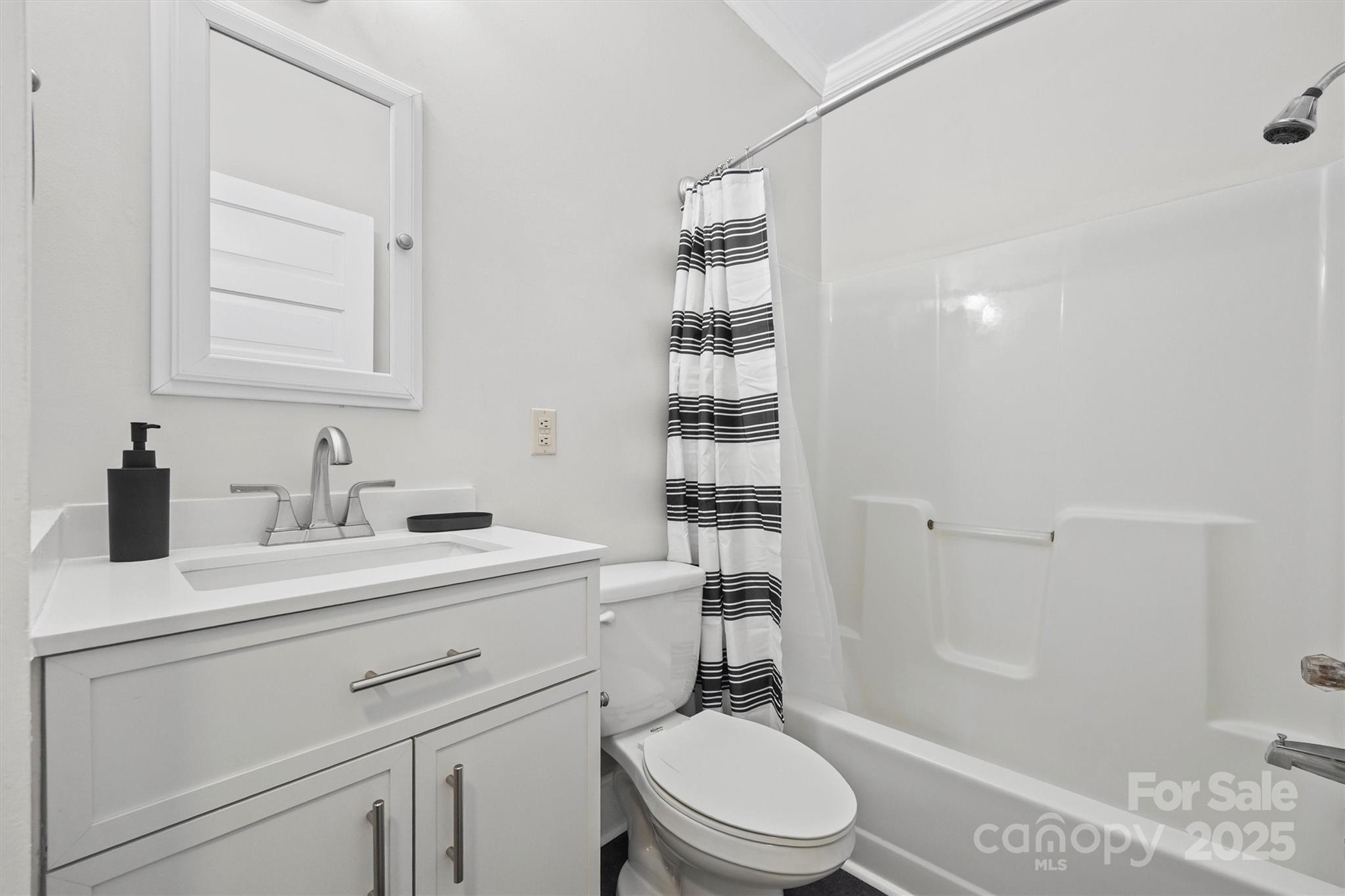 548 Flint Street Rock Hill, SC 29730 - Photo 23 of 28 a bathroom with a sink a toilet and shower