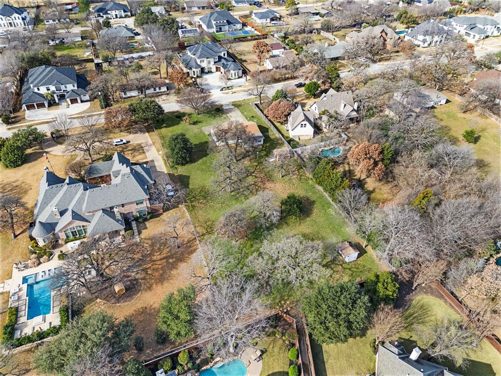 6701 Herbert Road Colleyville, TX 76034 - Photo 18 of 22 an aerial view of residential houses with outdoor space