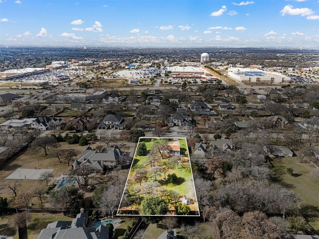 6701 Herbert Road Colleyville, TX 76034 - Photo 19 of 22 an aerial view of residential building with outdoor space