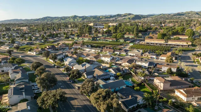 an aerial view of house with outdoor space