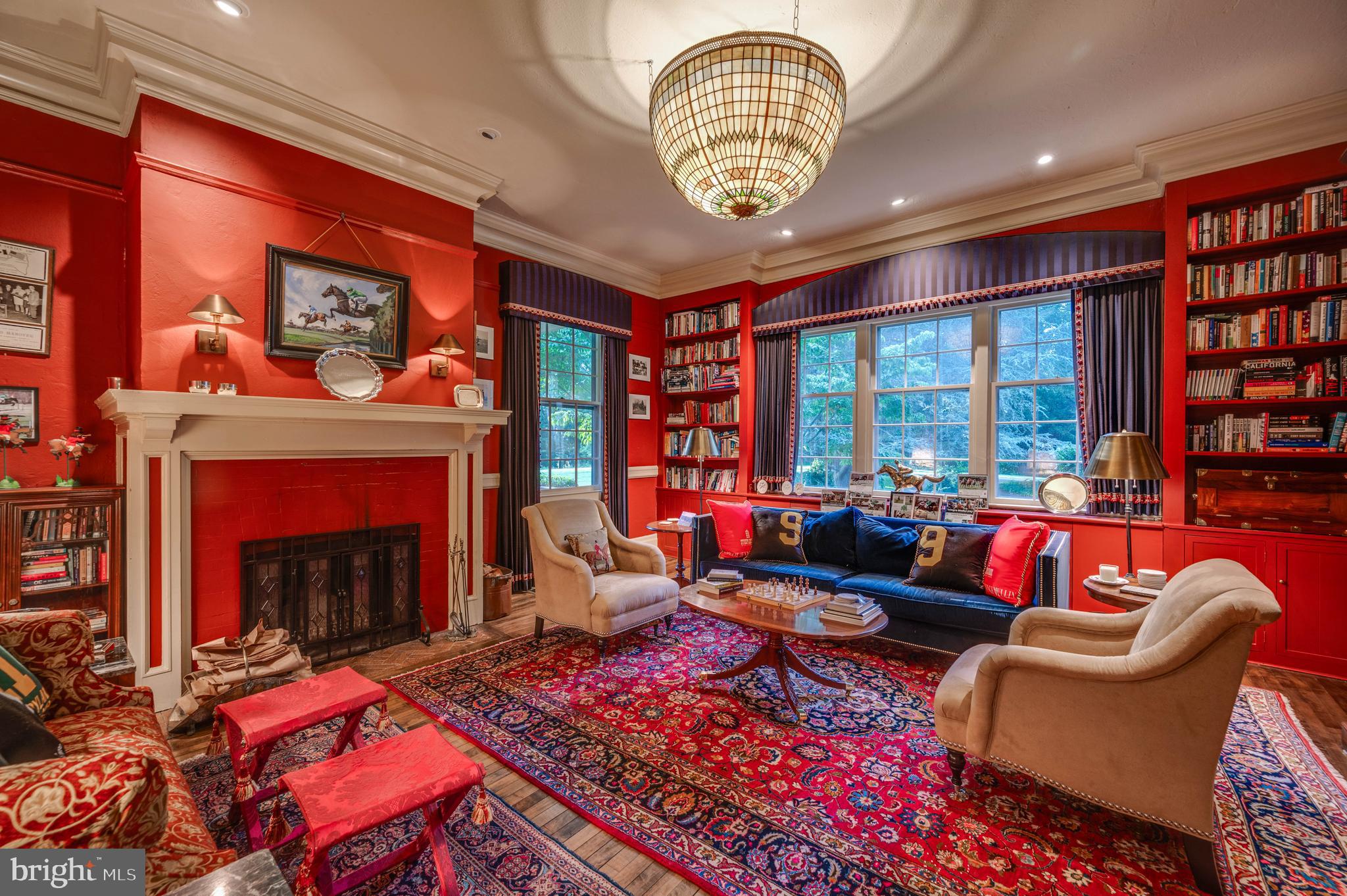 1623 Glencoe Road Sparks Glencoe, MD 21152 - Photo 25 of 54 a living room with furniture a fireplace and a large window