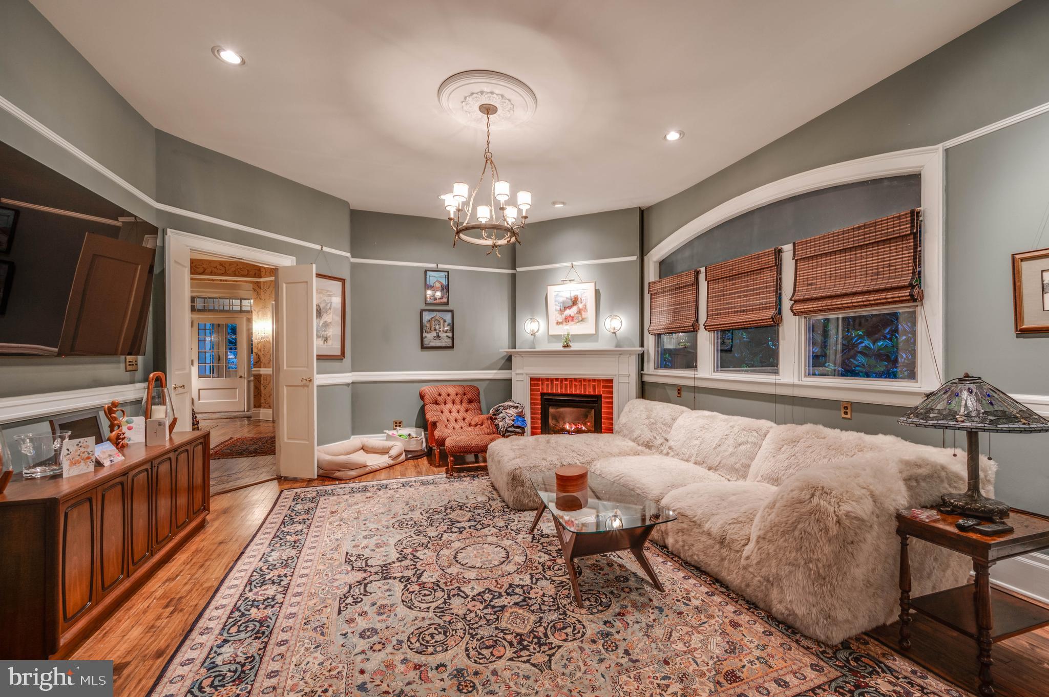 1623 Glencoe Road Sparks Glencoe, MD 21152 - Photo 26 of 54 a living room with furniture fireplace and flat screen tv