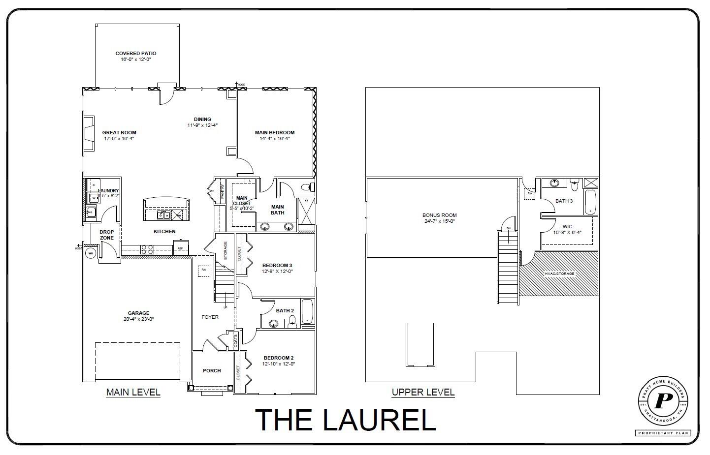 8942 Knolling Loop, Unit 30 Ooltewah, TN 37363 - Photo 13 of 13 3 BB30 Laurel Presentation Floor Plan
