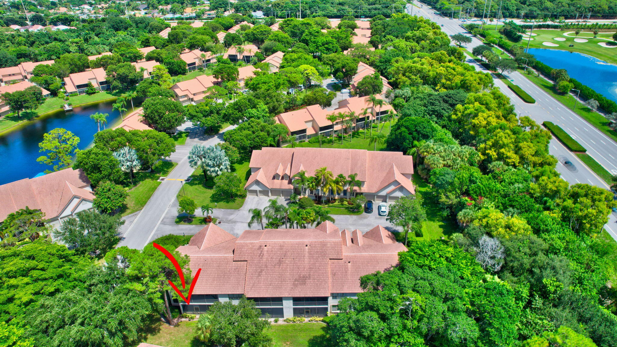 5770 Coach House Circle, Unit D Boca Raton, FL 33486 - Photo 49 of 52 AERIAL