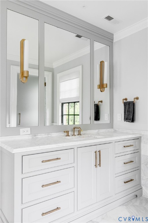6 Berkshire Road Richmond, VA 23221 - Photo 38 of 66 a bathroom with a sink and a mirror