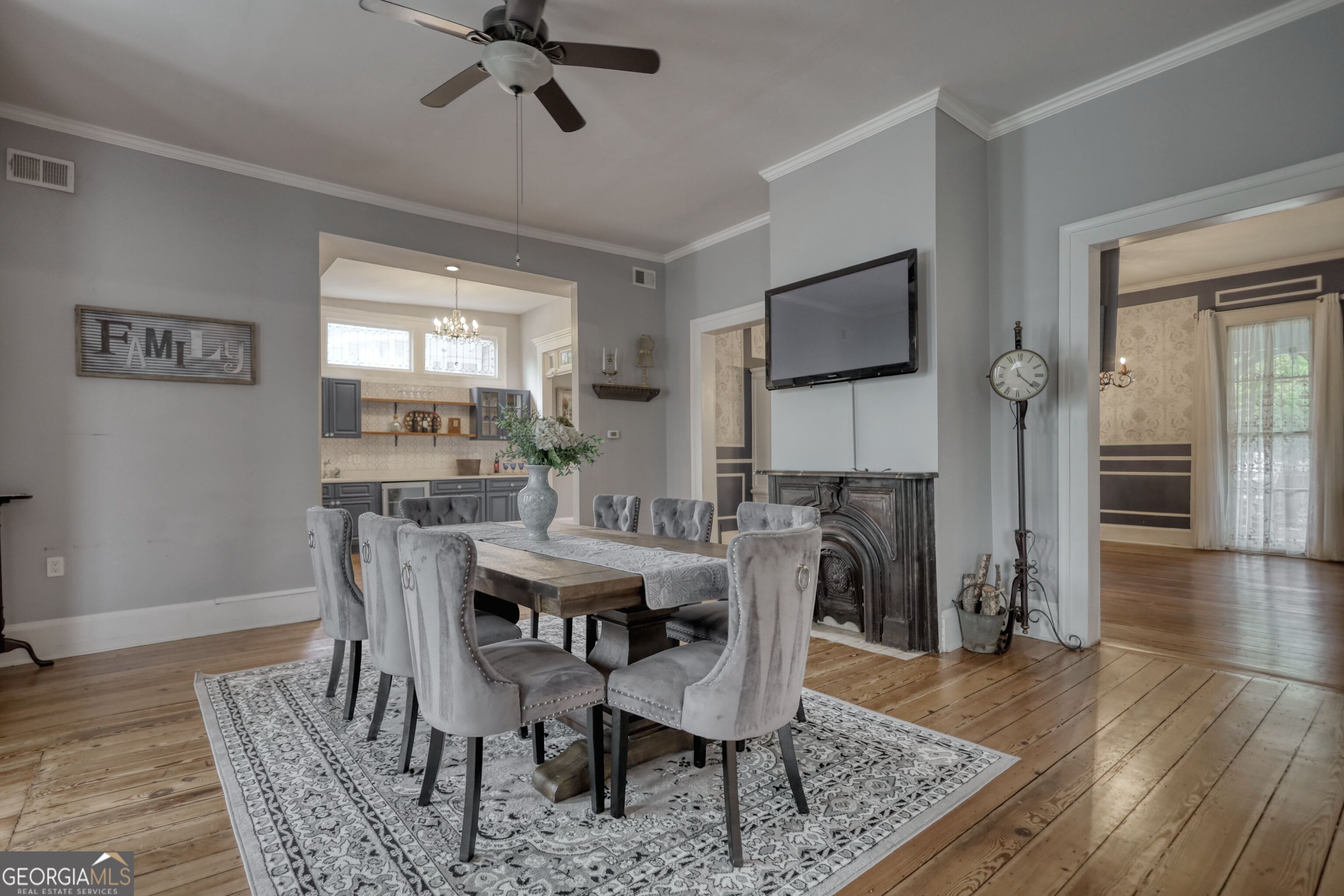 172 North 2nd Street Madison, GA 30650 - Photo 34 of 69 a view of a dining room with furniture