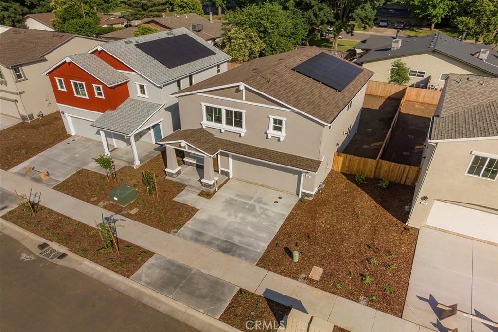 881 Bertino Place Chico, CA 95973 - Photo 50 of 55 an aerial view of a house with a yard