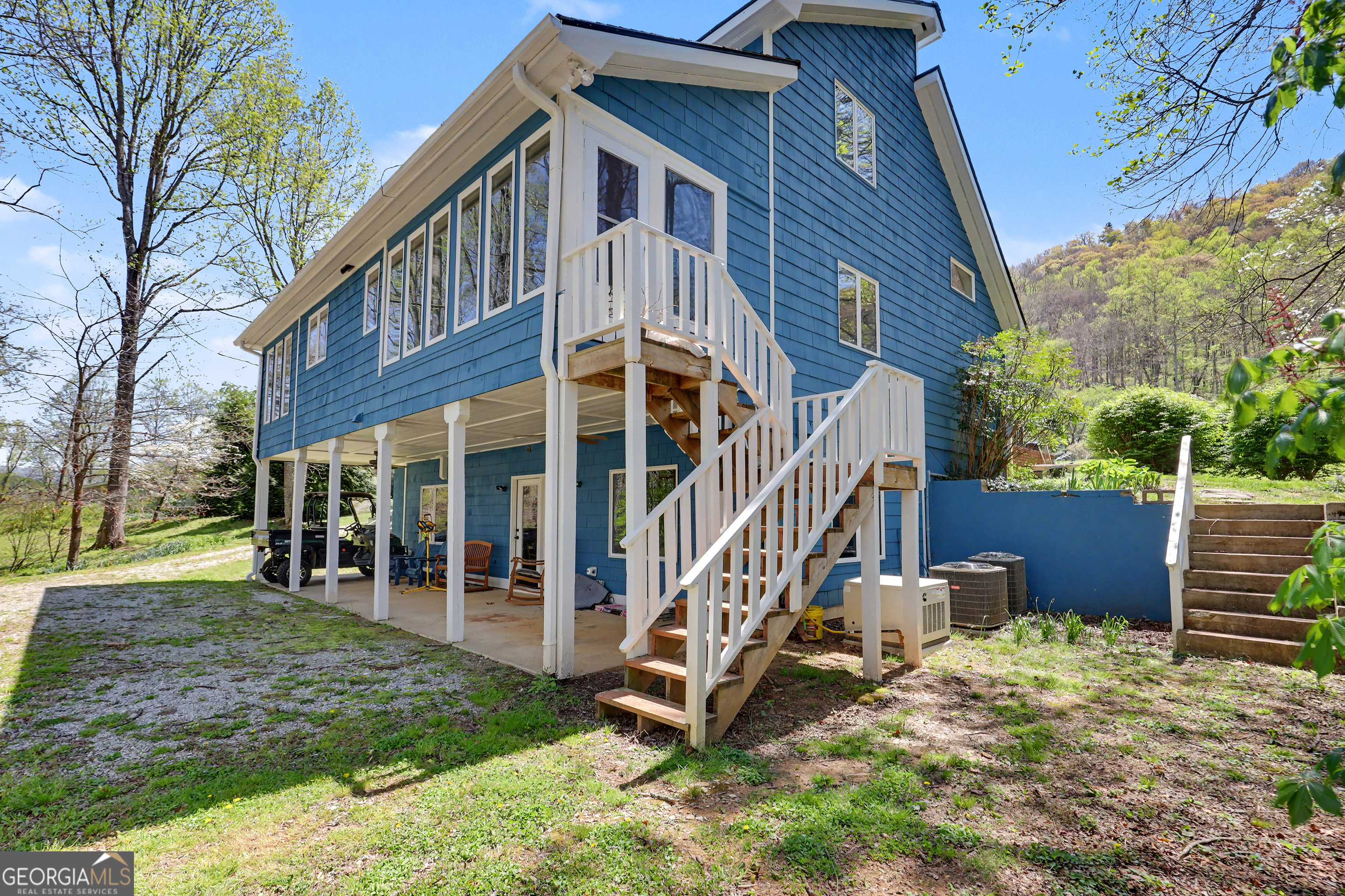1067-o V Ov Justus Road Rabun Gap, GA 30568 - Photo 58 of 73 a view of a house with a yard