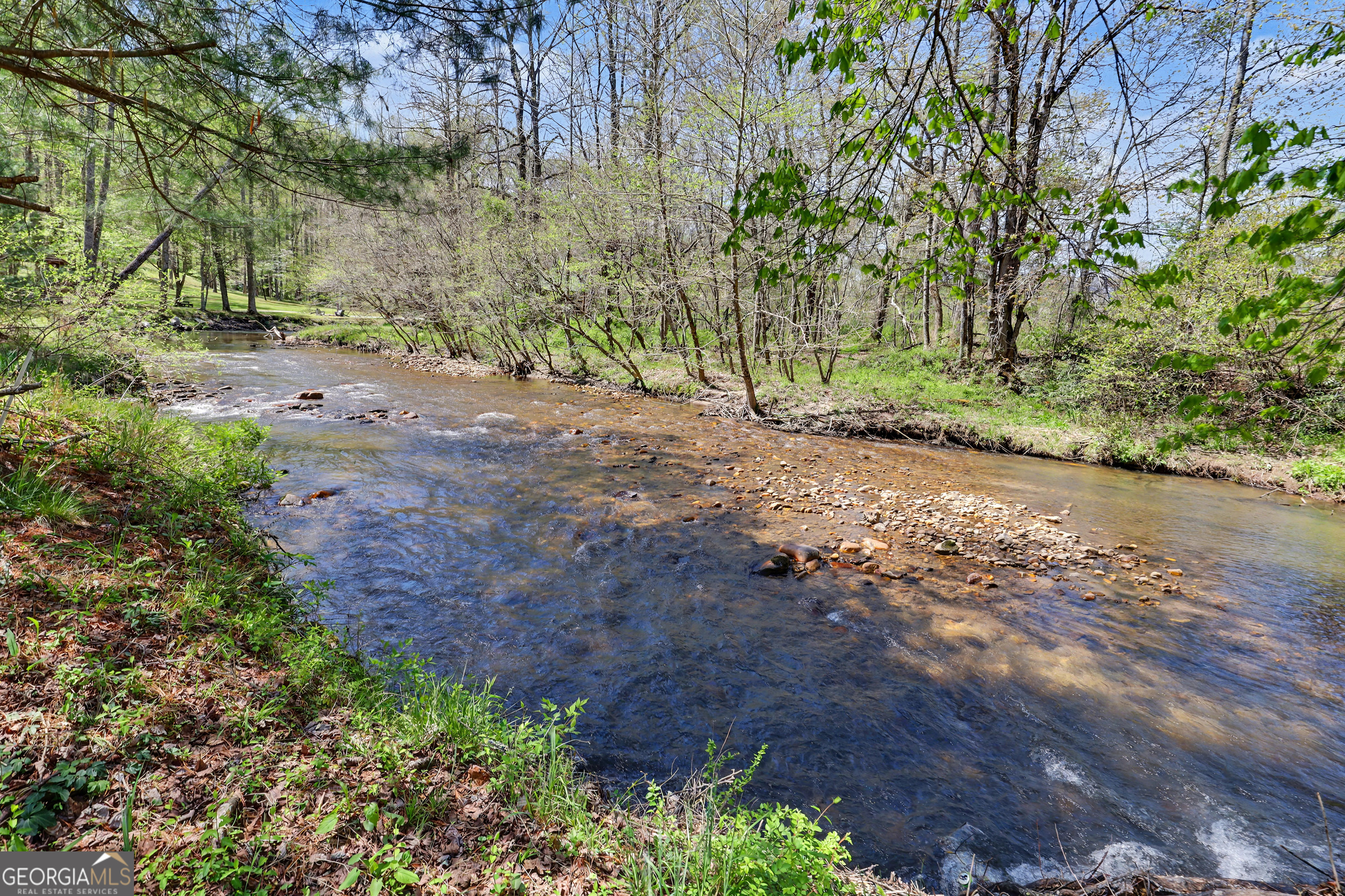 1067-o V Ov Justus Road Rabun Gap, GA 30568 - Photo 6 of 73 a backyard of a house with lots of green space