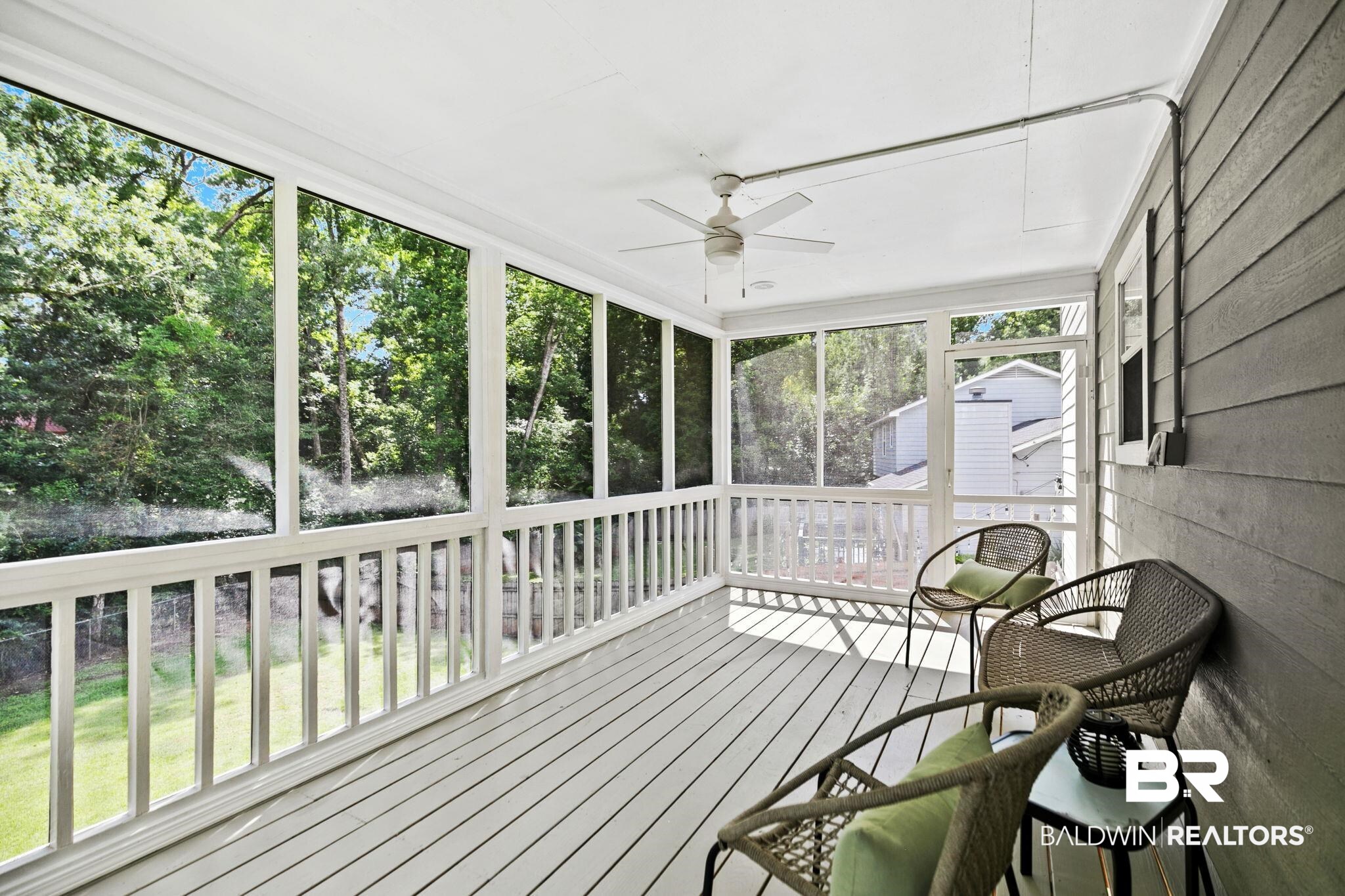 342 Ridgewood Drive Daphne, AL 36526 - Photo 8 of 36 Sunroom with ceiling fan