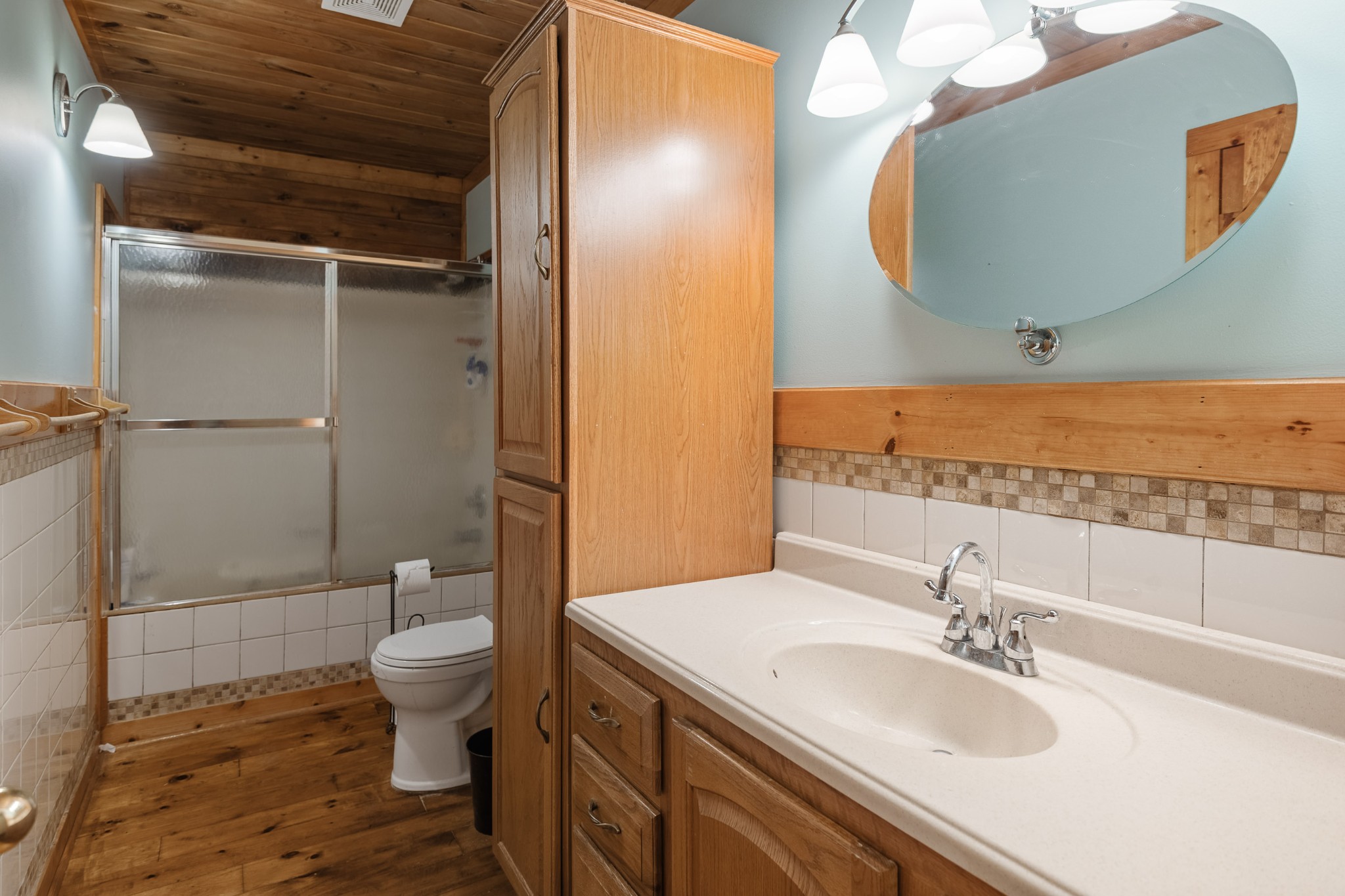 642 Beach Bottom Road Watertown, TN 37184 - Photo 21 of 48 a bathroom with a sink a toilet and shower
