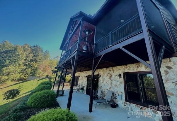 80 Grandview Loop Nebo, NC 28761 - Photo 33 of 42 a view of a balcony with an outdoor space