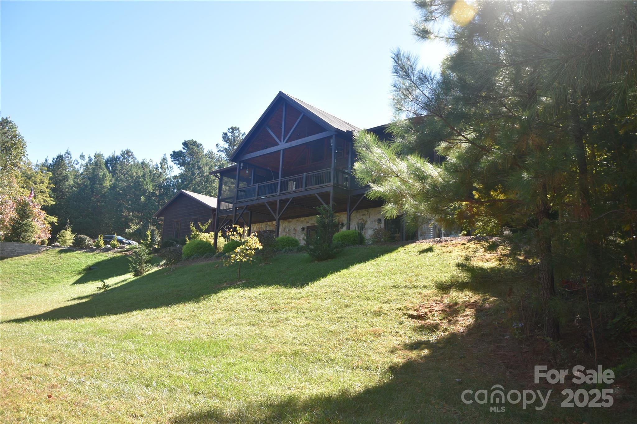 80 Grandview Loop Nebo, NC 28761 - Photo 36 of 42 a view of back yard of the house
