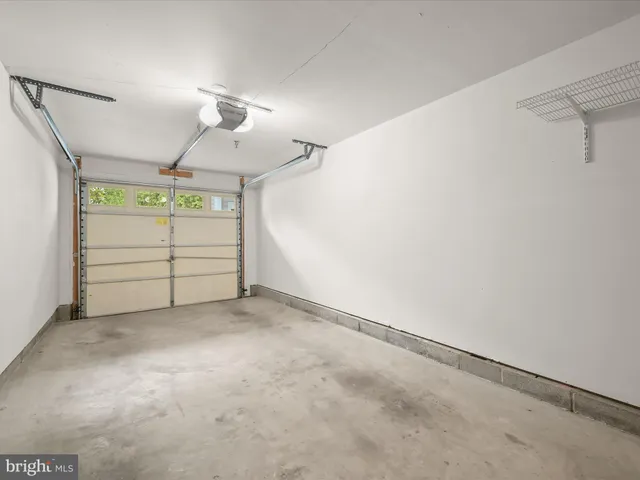 a front view of a brick building