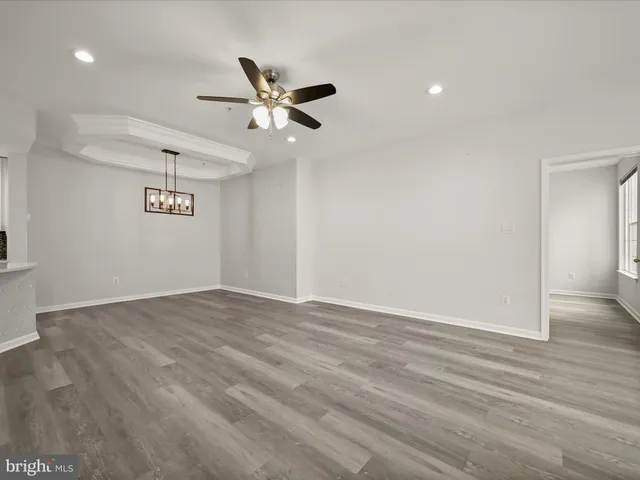 a view of an empty room