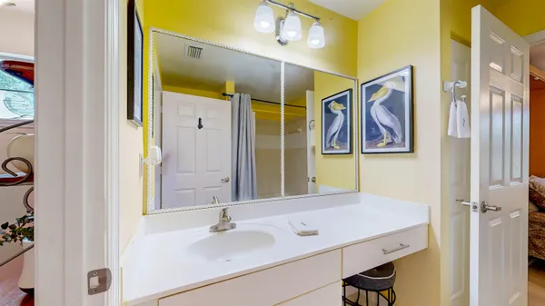 a view of an empty room