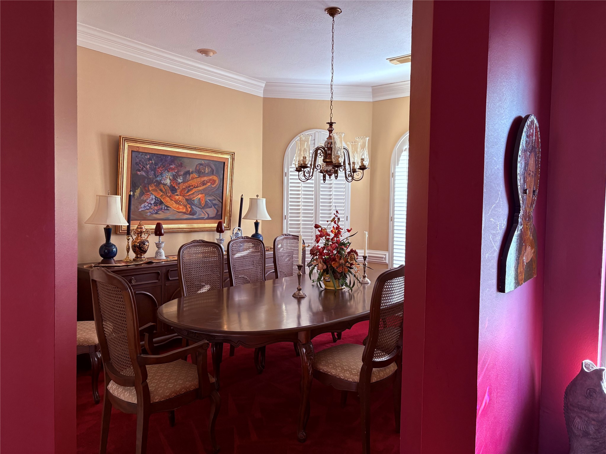 24602 West Kingscrest Circle Spring, TX 77389 - Photo 6 of 15 a view of a dining room with furniture and chandelier