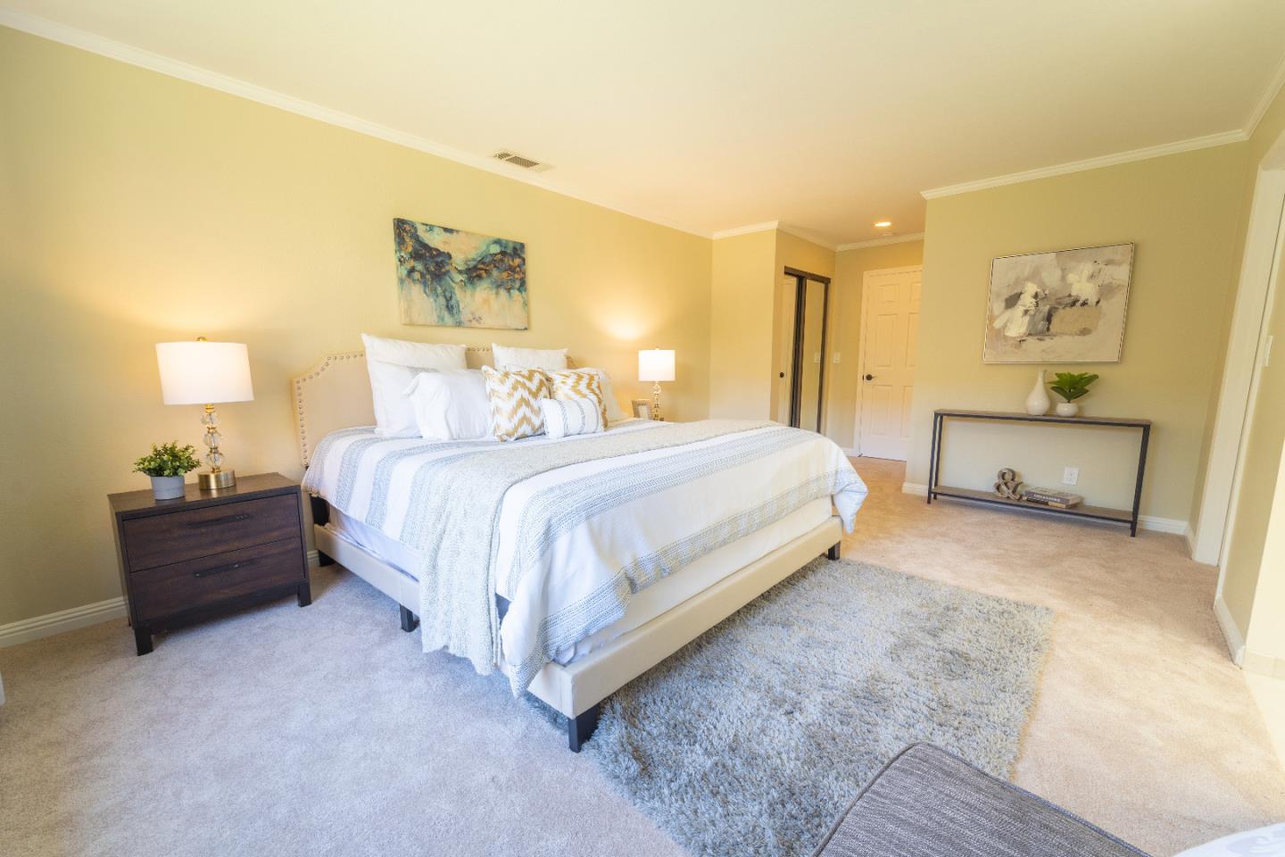 808 Hamilton Avenue Milpitas, CA 95035 - Photo 14 of 41 a bedroom with a bed and painting on the wall