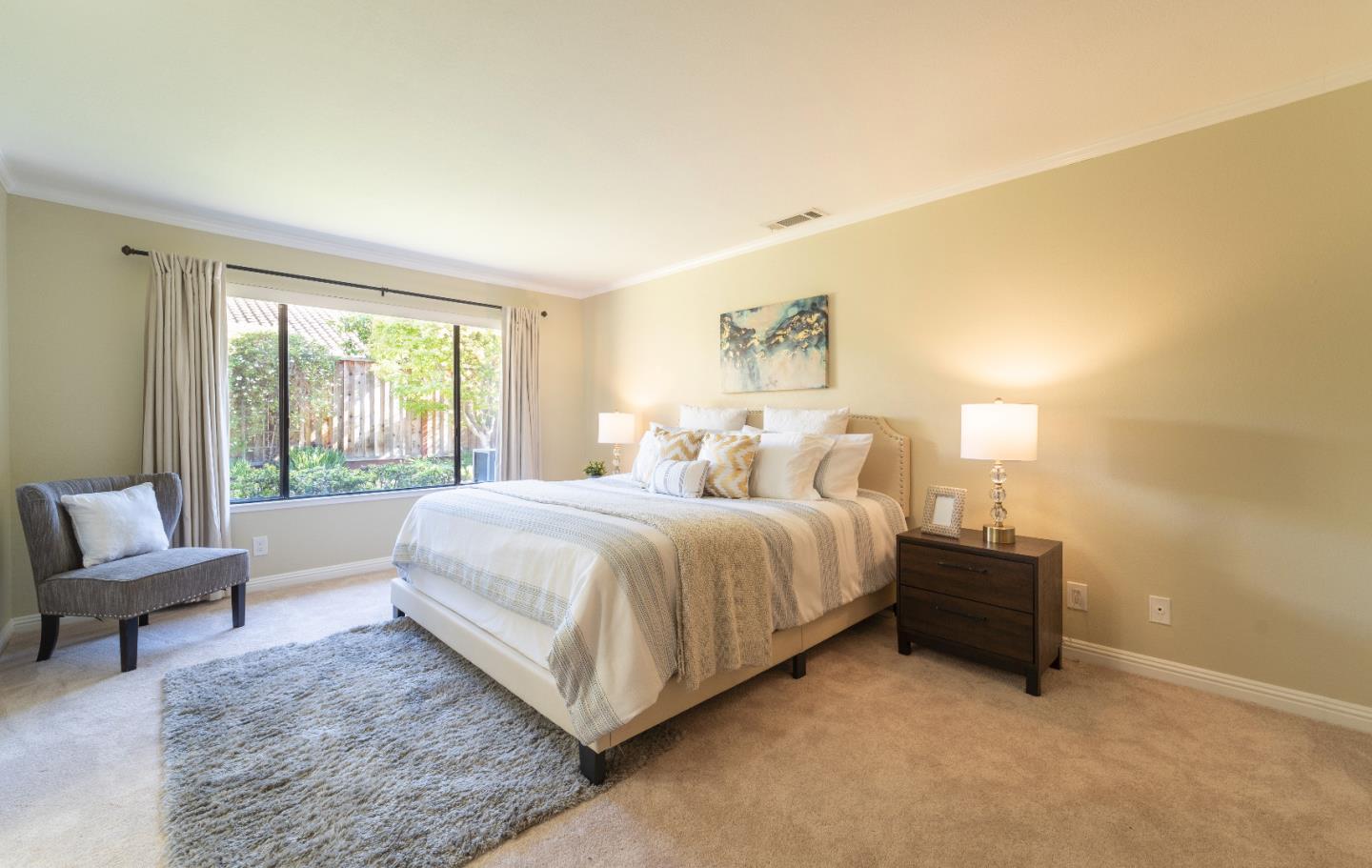808 Hamilton Avenue Milpitas, CA 95035 - Photo 15 of 41 a bedroom with a bed and a couch