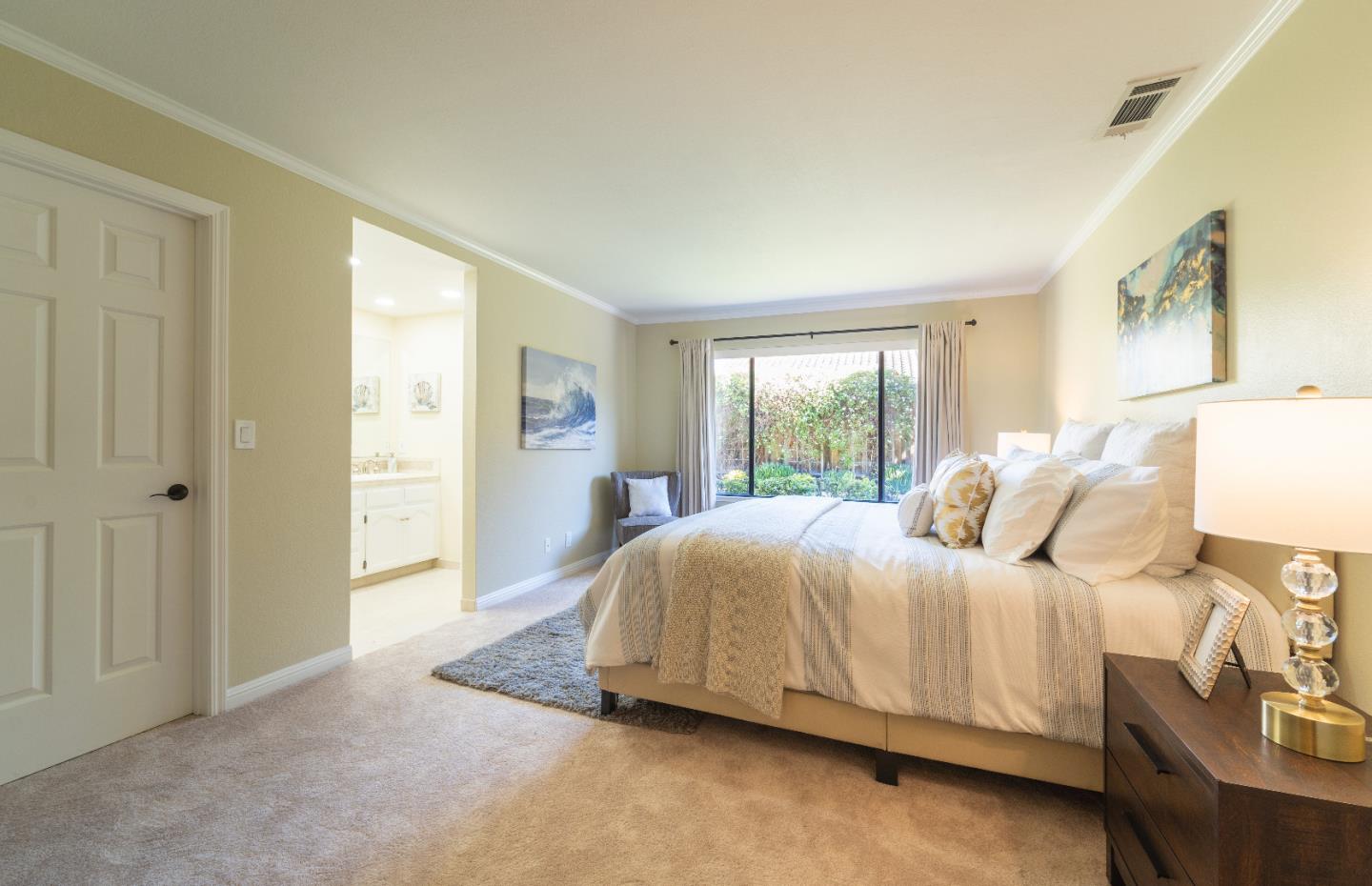 808 Hamilton Avenue Milpitas, CA 95035 - Photo 16 of 41 a bedroom with a bed and large window
