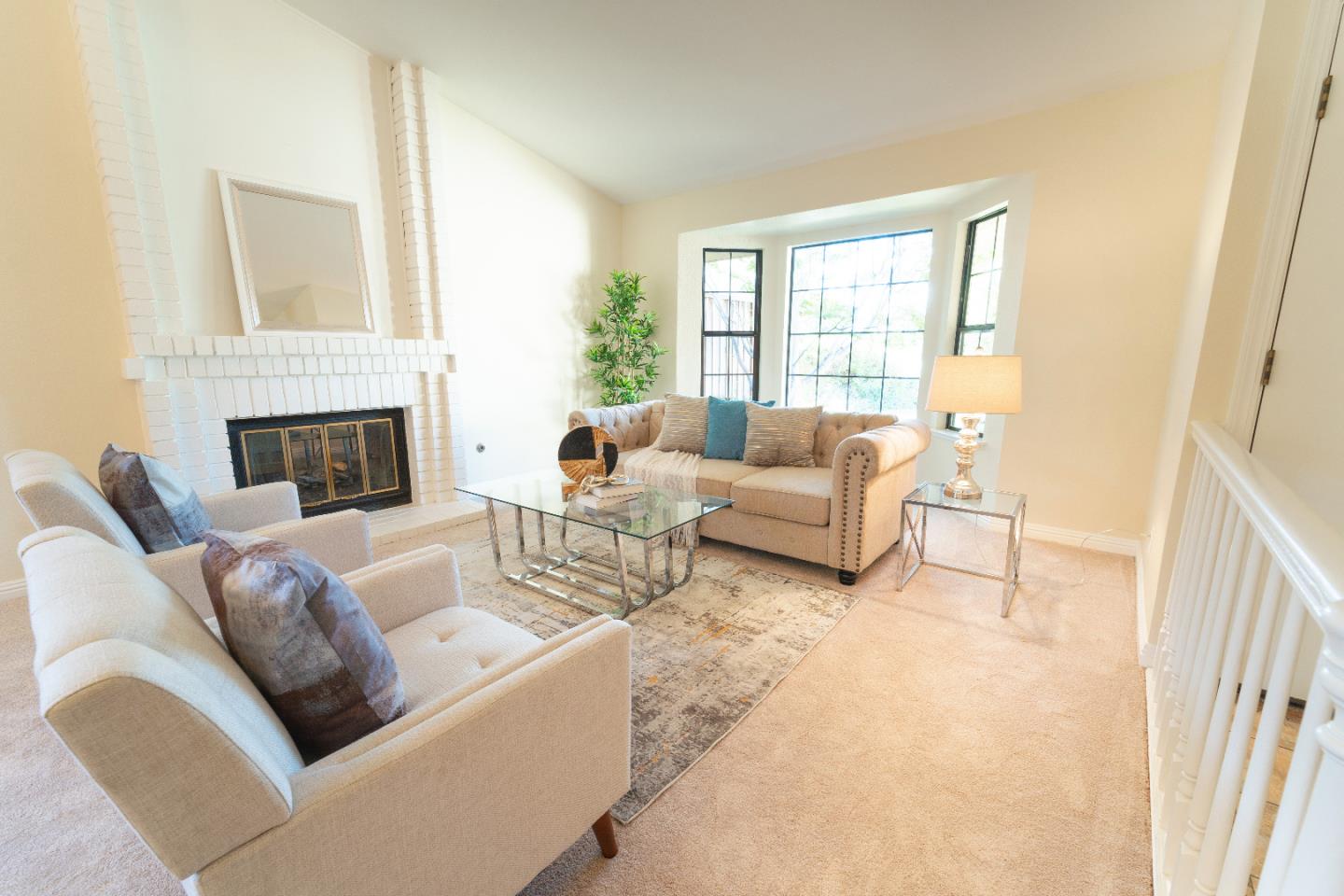 808 Hamilton Avenue Milpitas, CA 95035 - Photo 2 of 41 a living room with furniture and a fireplace