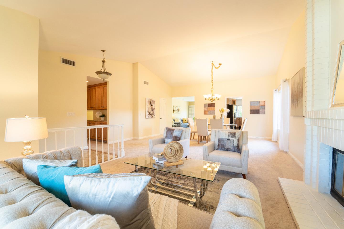 808 Hamilton Avenue Milpitas, CA 95035 - Photo 4 of 41 a living room with furniture kitchen view and a large window