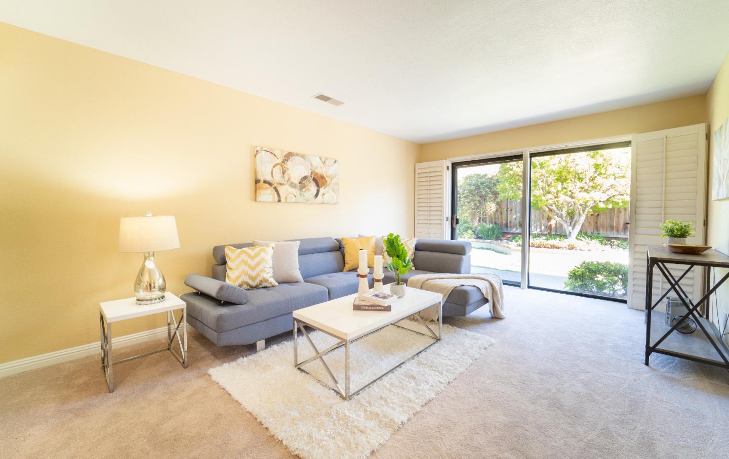 808 Hamilton Avenue Milpitas, CA 95035 - Photo 10 of 41 a living room with furniture and a large window with outer view