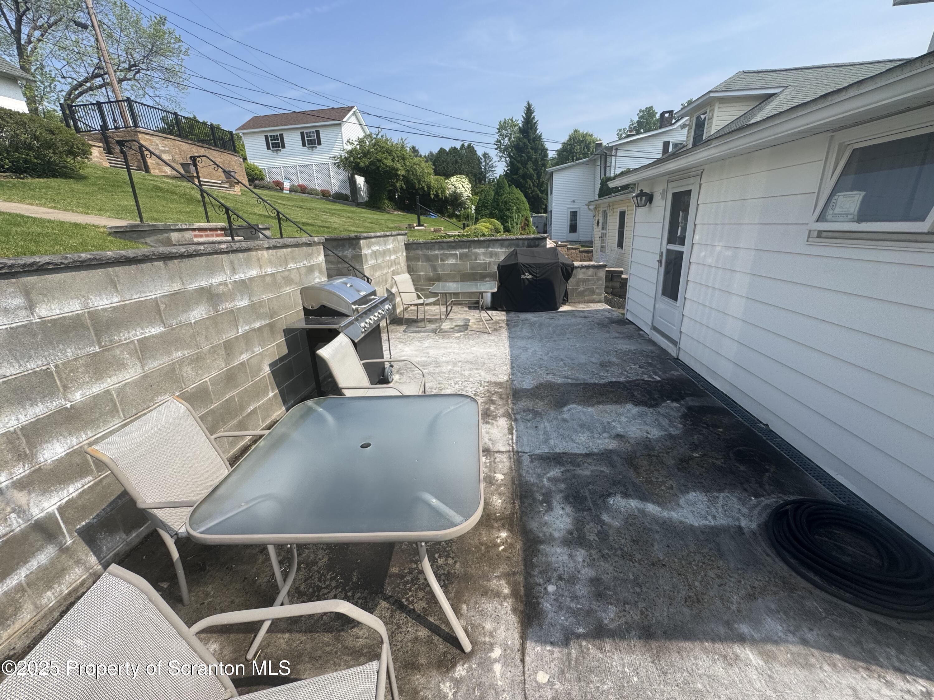 464 Point Road Lake Winola, PA 18419 - Photo 24 of 47 a view of backyard of house with seating space