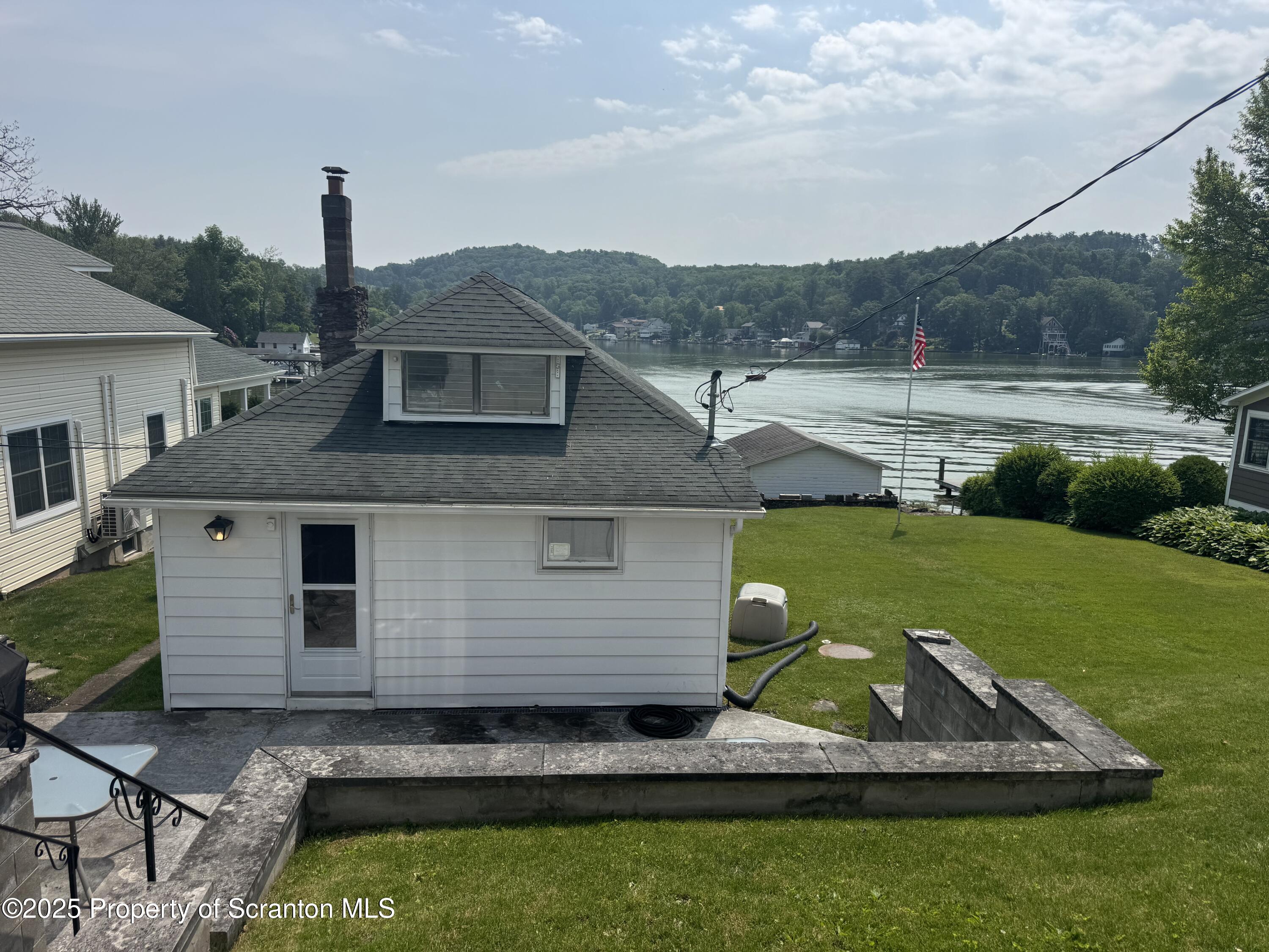 464 Point Road Lake Winola, PA 18419 - Photo 7 of 47 an aerial view of a house