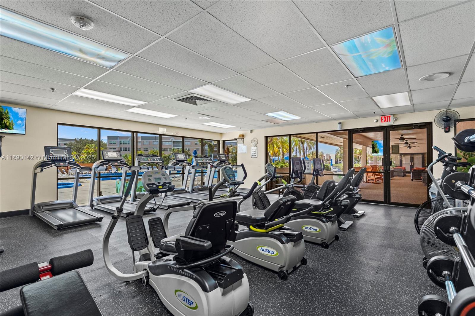 10400 Northwest 30th Court, Unit 202 Sunrise, FL 33322 - Photo 39 of 42 a view of a room with gym equipment