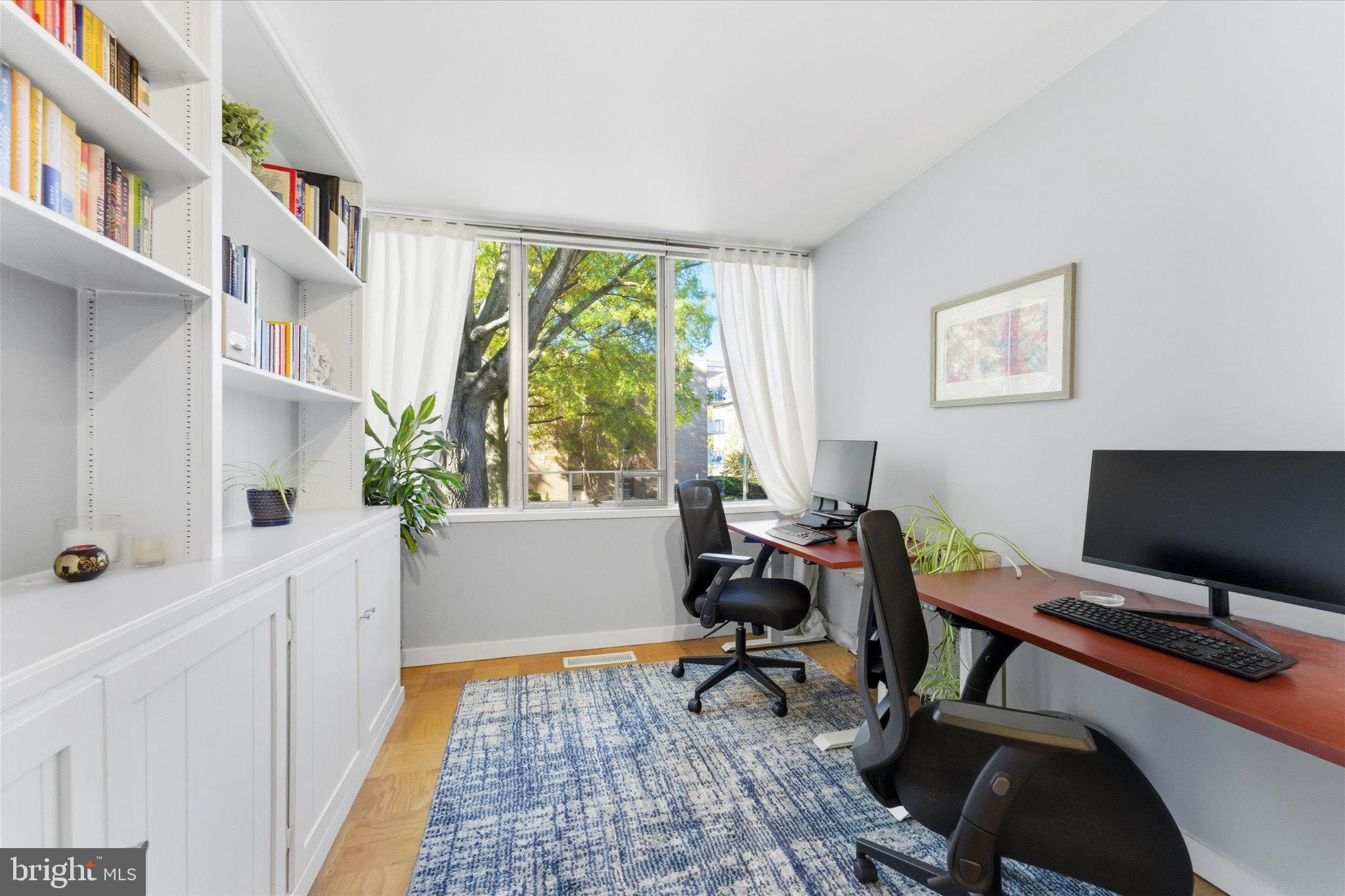 1378 4th Street Southwest Washington, DC 20024 - Photo 33 of 74 a living room with furniture and a flat screen tv