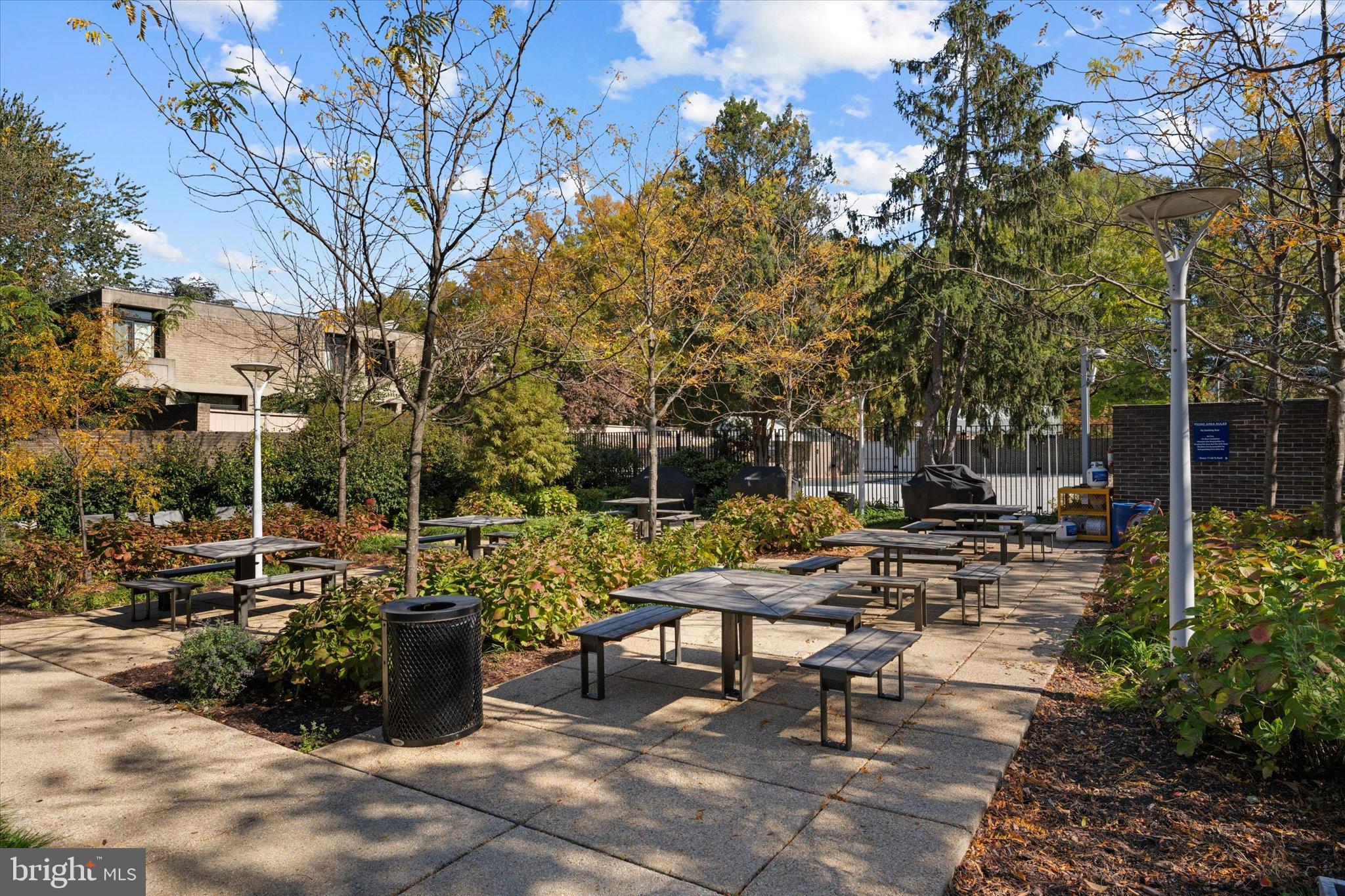 1378 4th Street Southwest Washington, DC 20024 - Photo 43 of 74 a view of a garden with sitting area