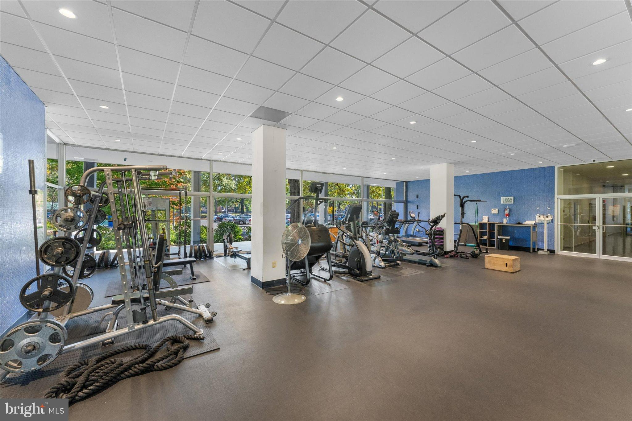 1378 4th Street Southwest Washington, DC 20024 - Photo 44 of 74 a view of a room with gym equipment