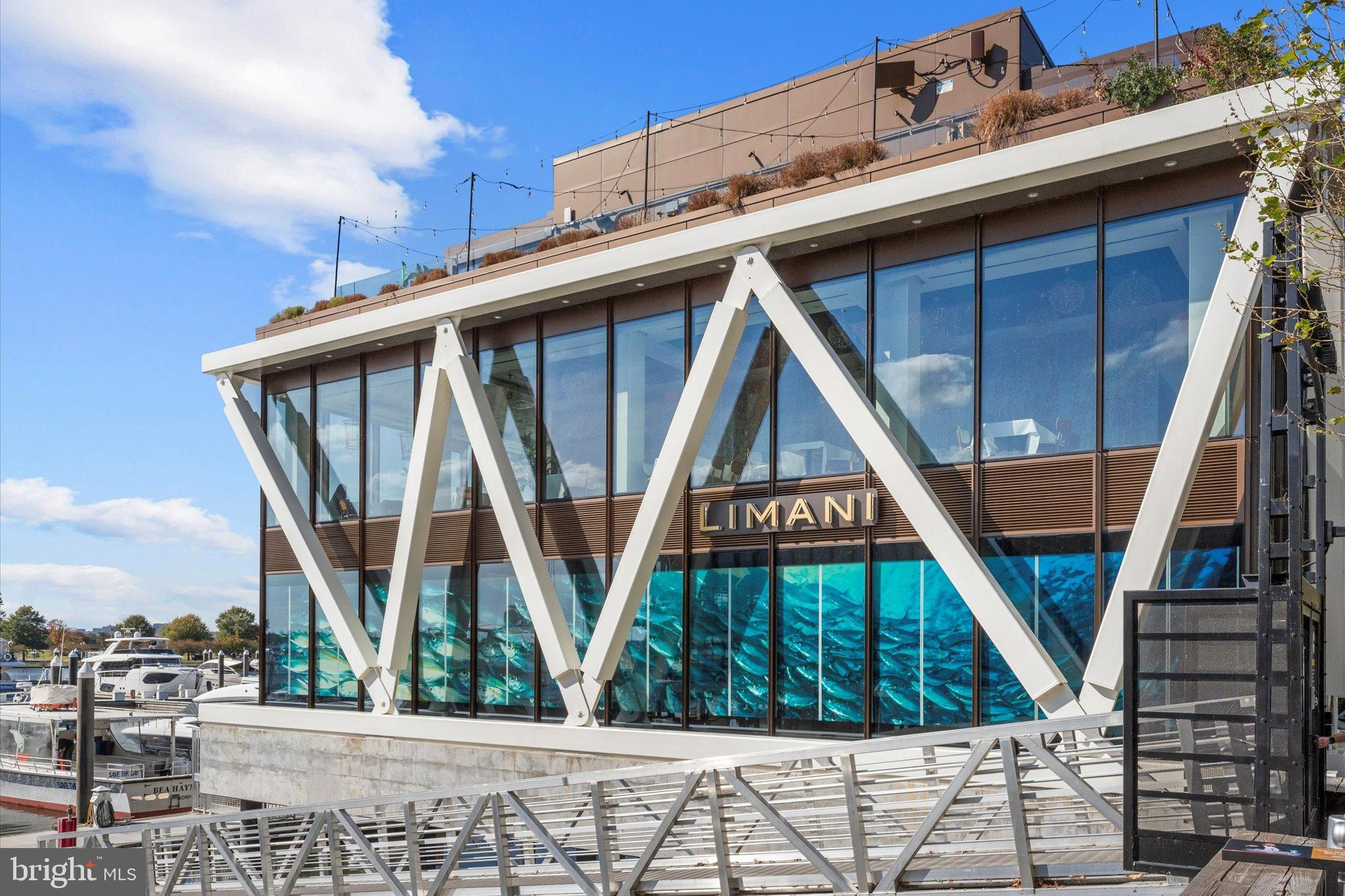 1378 4th Street Southwest Washington, DC 20024 - Photo 56 of 74 Sleek waterfront dining with modern design.