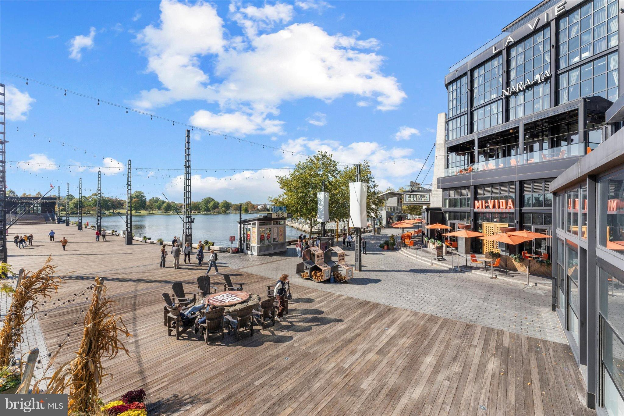 1378 4th Street Southwest Washington, DC 20024 - Photo 63 of 74 Riverside dining with vibrant outdoor charm.