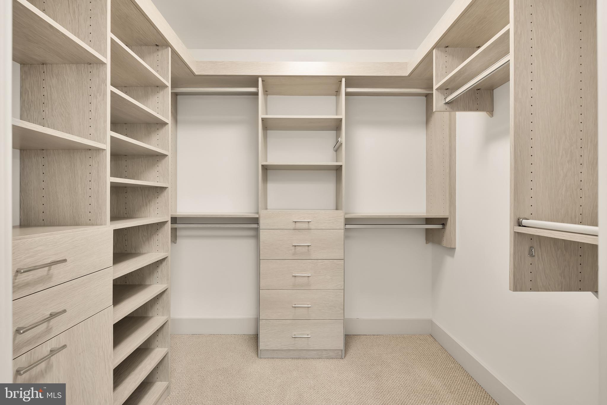 45 Sutton Square Southwest, Unit 906 Washington, DC 20024 - Photo 33 of 50 a view of walk in closet with empty racks