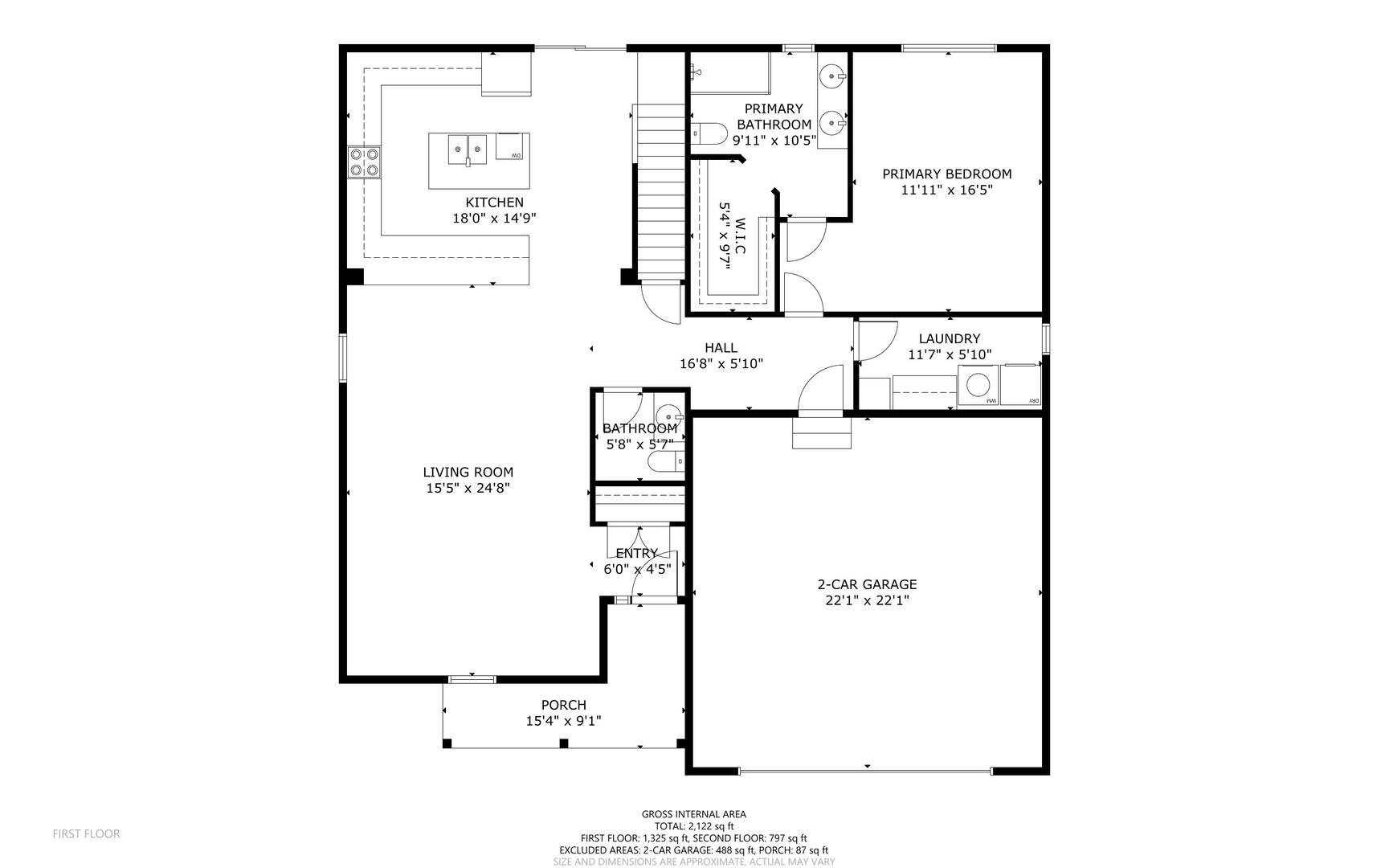 4032 Faith Lane St. Charles, IL 60174 - Photo 36 of 38 a picture of a floor plan